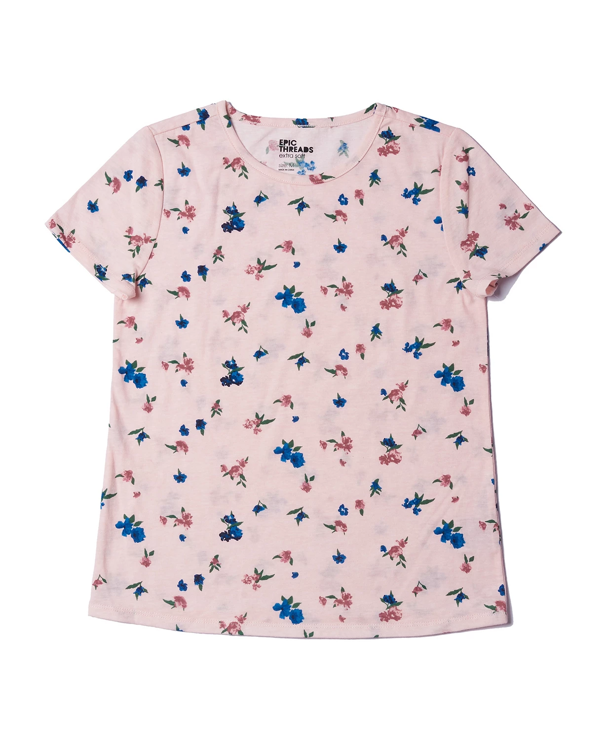 Camiseta Básica Floral Girls Meninas
