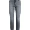 Calça Jeans Leg Straight Cinza
