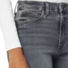 Calça Jeans Leg Straight Cinza