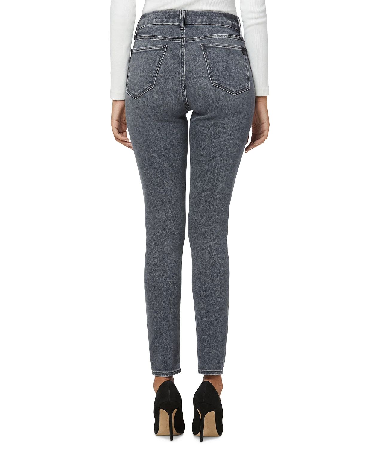 Calça Jeans Leg Straight Cinza