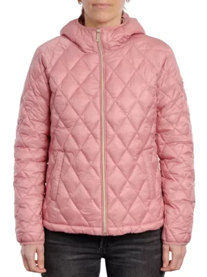 Casaco acolchoado com capuz