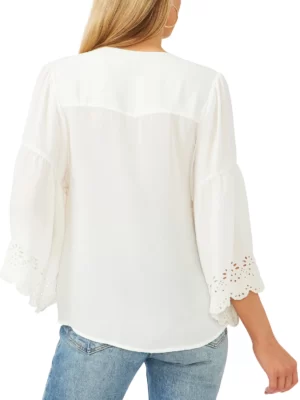 Camisa com Manga Esvoaçante